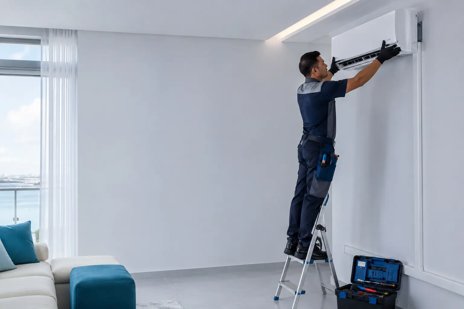 Instalação de central de ar em Belém pela EFB Refrigeração