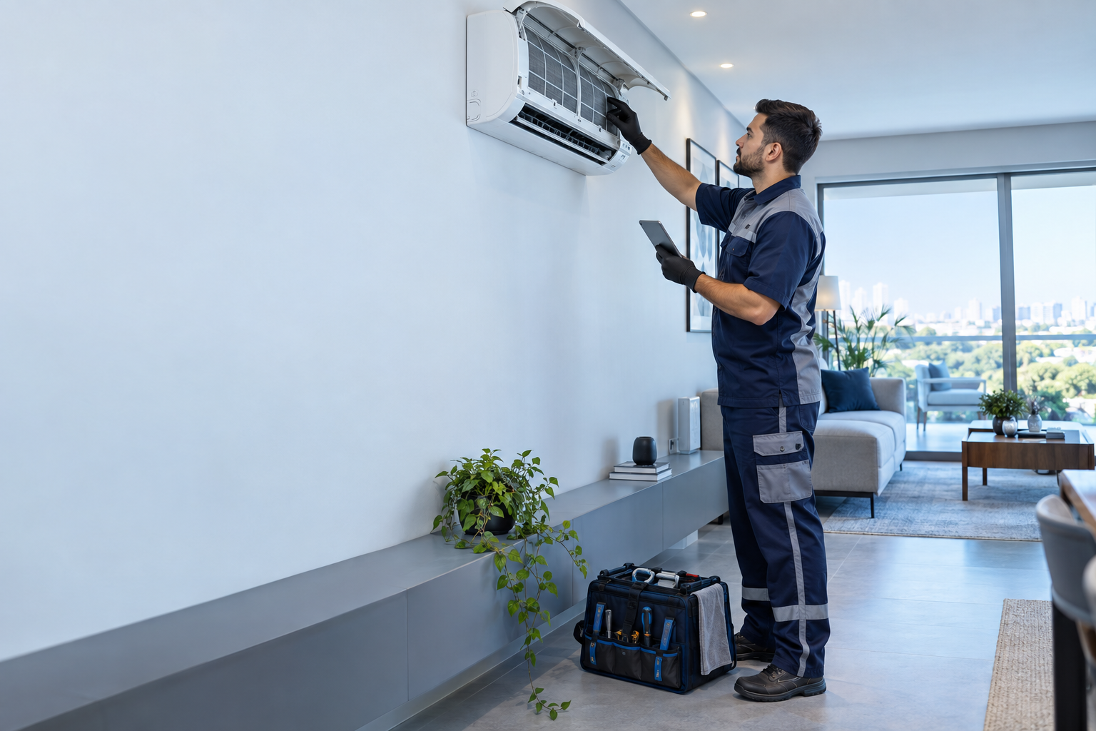 Manutenção preventiva de ar-condicionado pela EFB Refrigeração